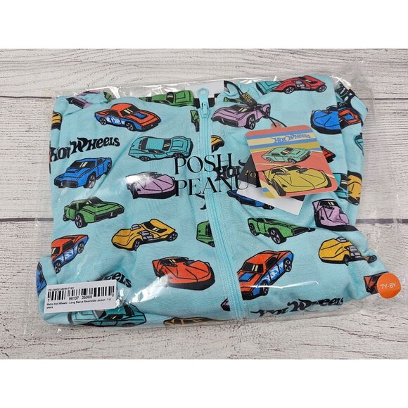 NWT Posh Peanut Boys Retro Hot Wheels Reversible Jacket Size 7-8Y - Picture 5 of 7